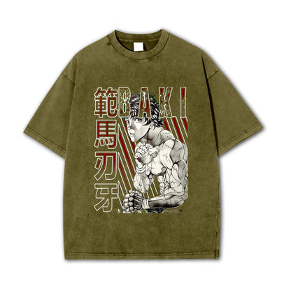 Ultimate Grappler Hanma V15 Vintage T Shirt