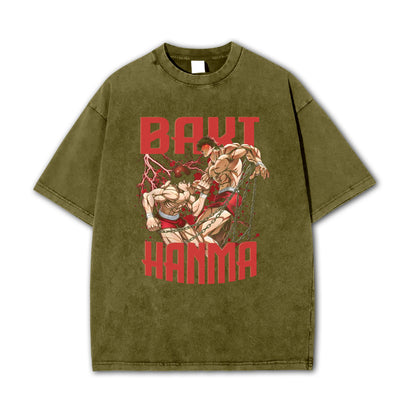 Ultimate Grappler Hanma Vintage T Shirt