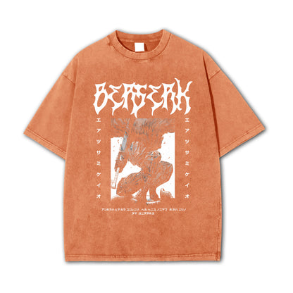 Dark Sword Saga Black Swordsman V2 Vintage T Shirt