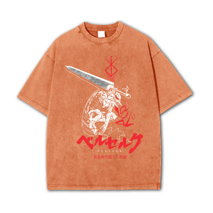 Dark Sword Saga Swordsman V2 Vintage T-Shirt