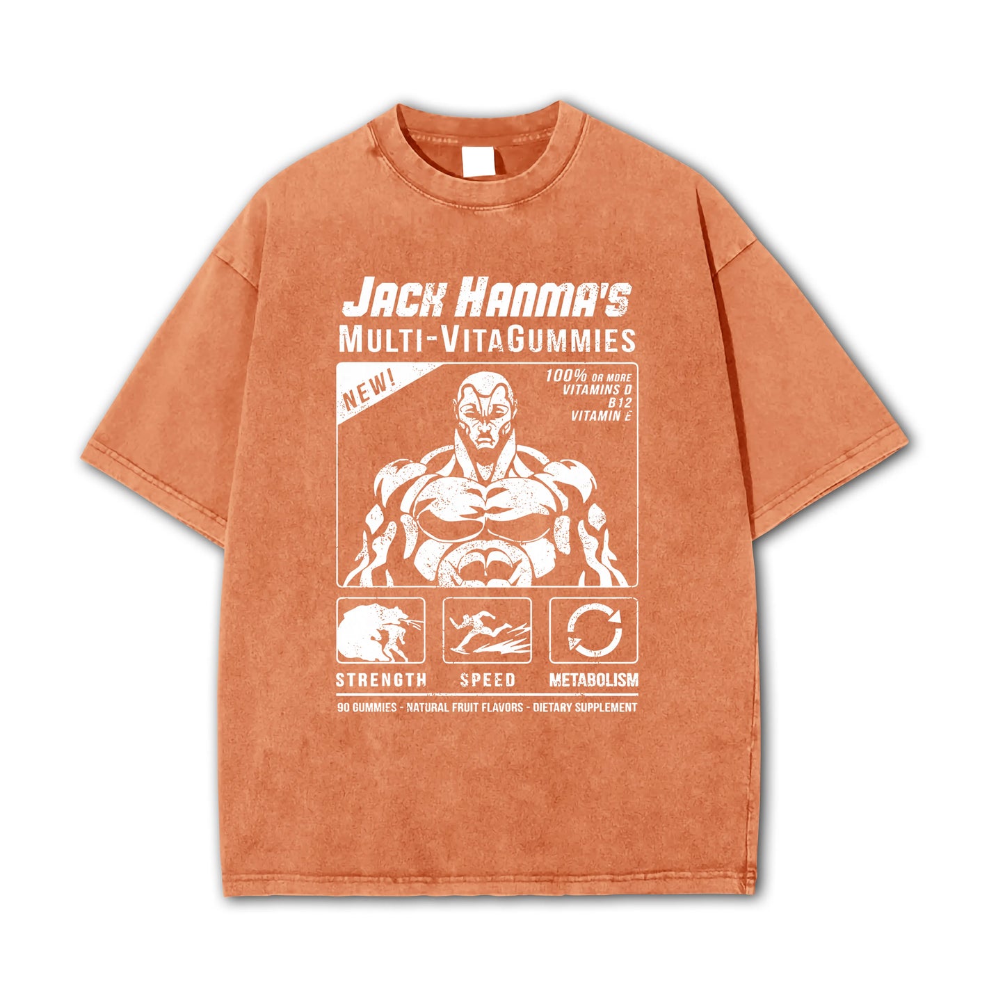 Baki – Jack Hanmas Multi-VitaGummies T-Shirt