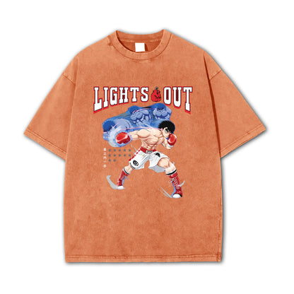 Fighting Spirit Kamogawa Lights Out Vintage T-Shirt