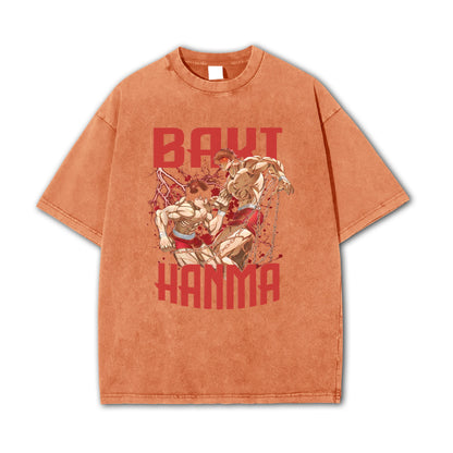 Ultimate Grappler Hanma Vintage T-Shirt