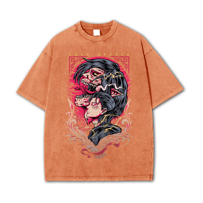 Angriff auf Titan Eren Yeager Angriff Titan T-Shirt