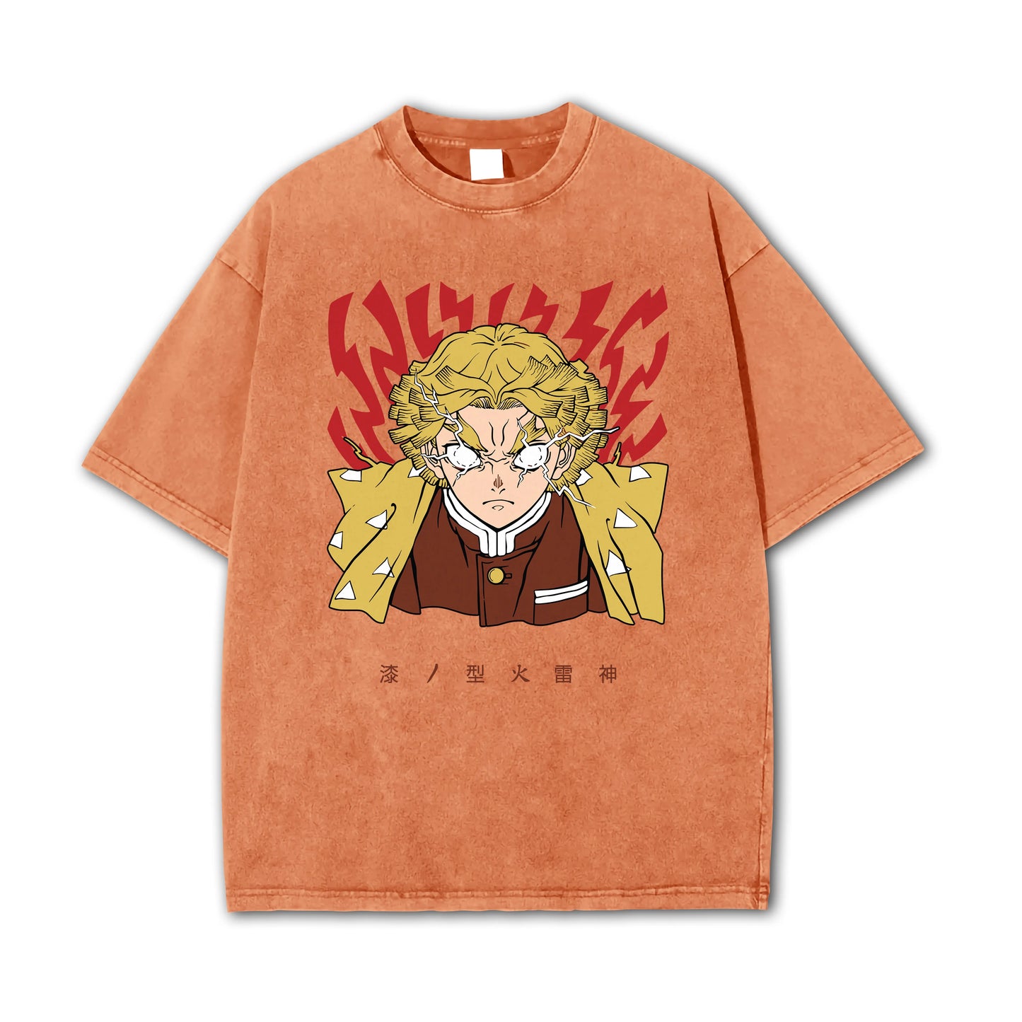Blade of the Demon Hunters Zenitsu's Rage V2 Vintage T Shirt