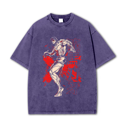Ultimate Grappler Hanma V7 Vintage T-Shirt