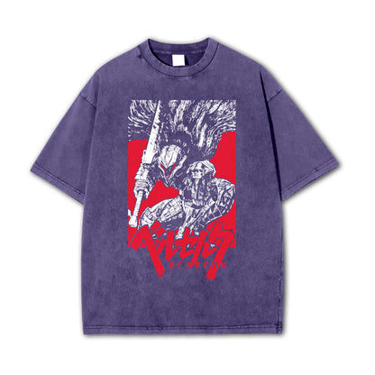 Dark Sword Saga Black Swordsman V7 Vintage T Shirt