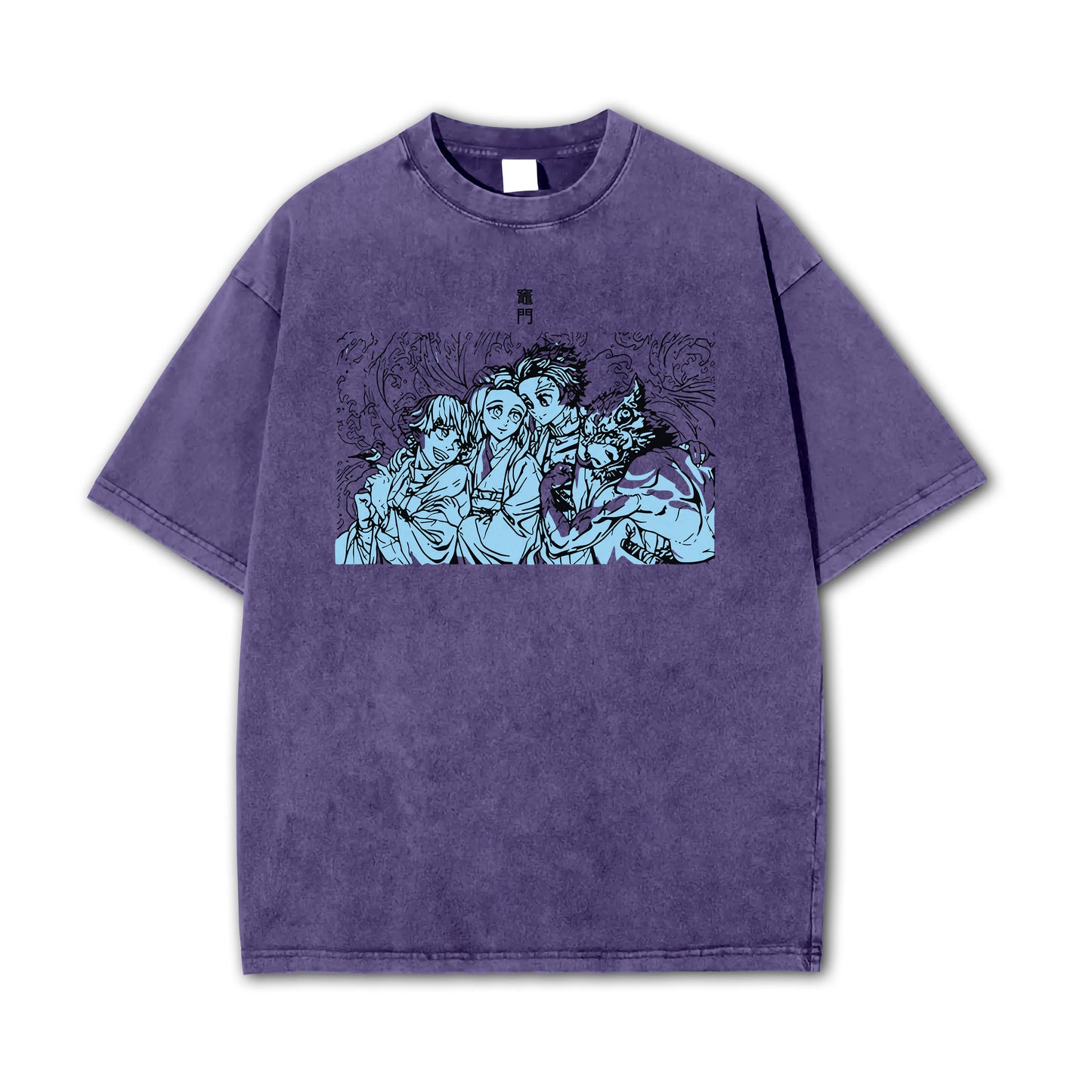 Blade of Demon Hunters Water Breathing Swordsman Squad Vintage T-Shirt