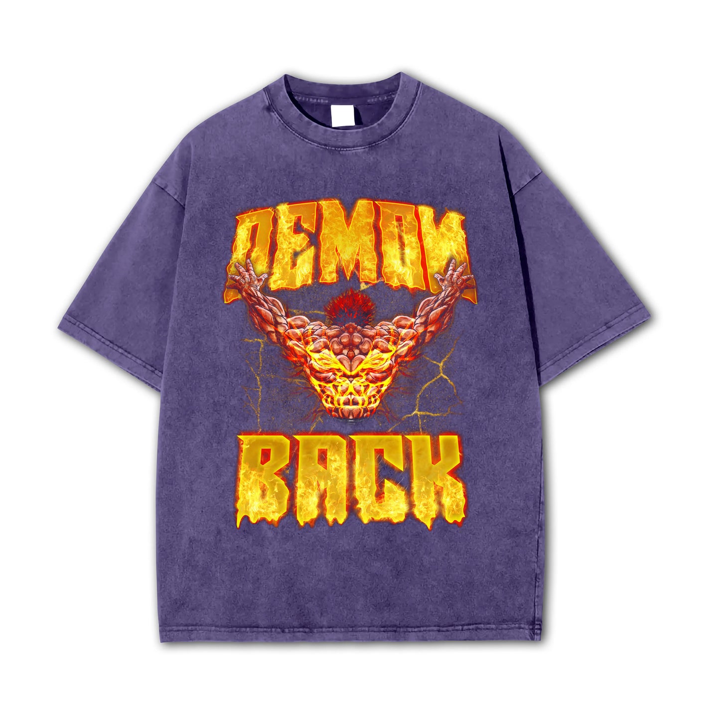 Baki - Yujiro Hanmas Dämonen-Rücken-T-Shirt