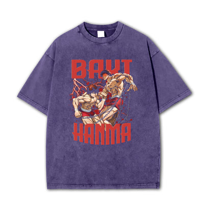 Ultimate Grappler Hanma Vintage T Shirt