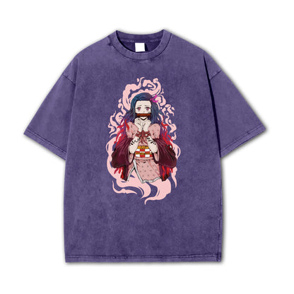 Blade of the Demon Hunters Nezuko Vintage T Shirt