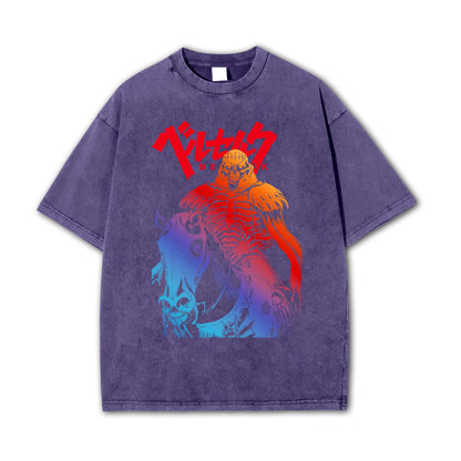 Dark Sword Saga Skull Knight Vintage T Shirt