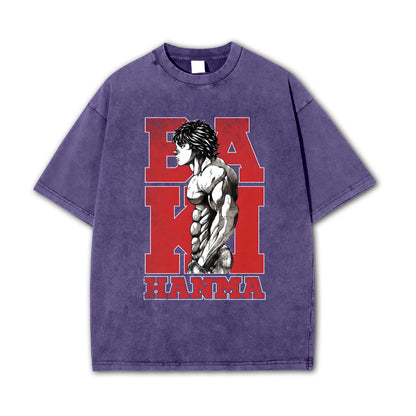 Ultimate Grappler Hanma V11 Vintage T-Shirt