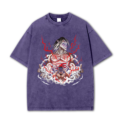 Titan Siege Freedom Fighter Attack Titan V3 Vintage T-Shirt