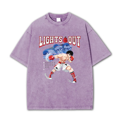 Fighting Spirit Kamogawa Lights Out Vintage T-Shirt