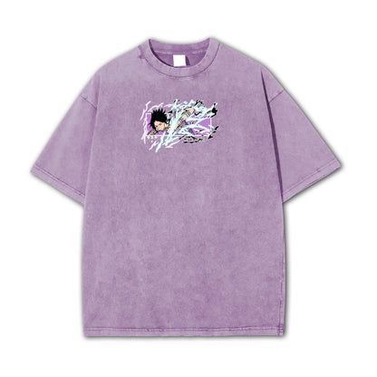 T-shirt surdimensionné Naruto-Sasuke Chidori