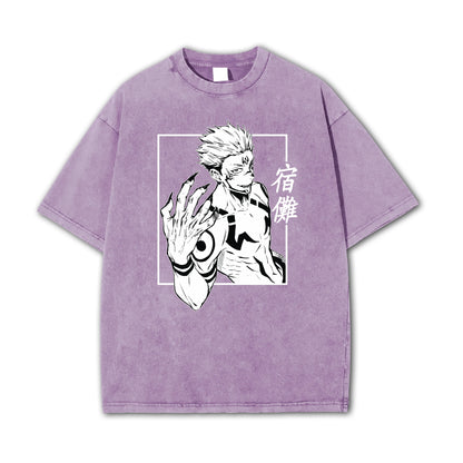 Tokyo Sorcery Malevolent Unlucky King V3 Vintage T-Shirt