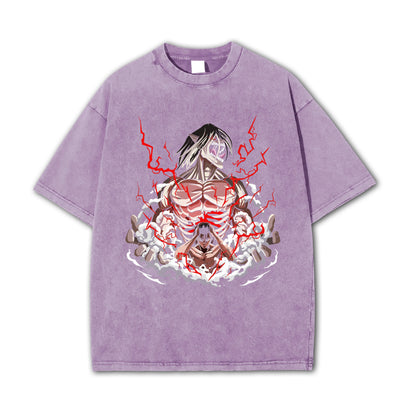 Titan Siege Freedom Fighter Attack Titan V3 Vintage T-Shirt