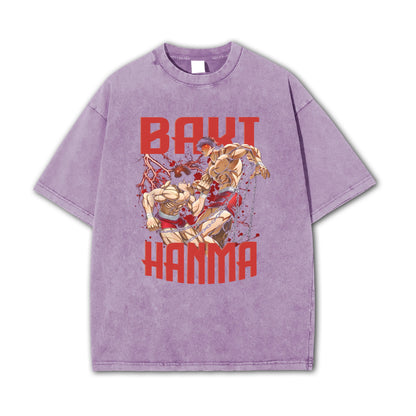 Ultimate Grappler Hanma Vintage T-Shirt