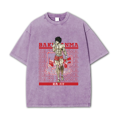 Ultimate Grappler Hanma V10 Vintage T Shirt