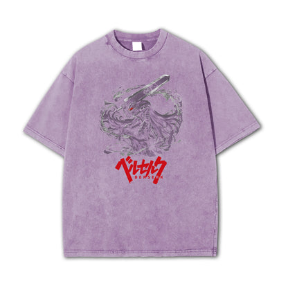 Dark Sword Saga Black Swordsman Vintage T-Shirt