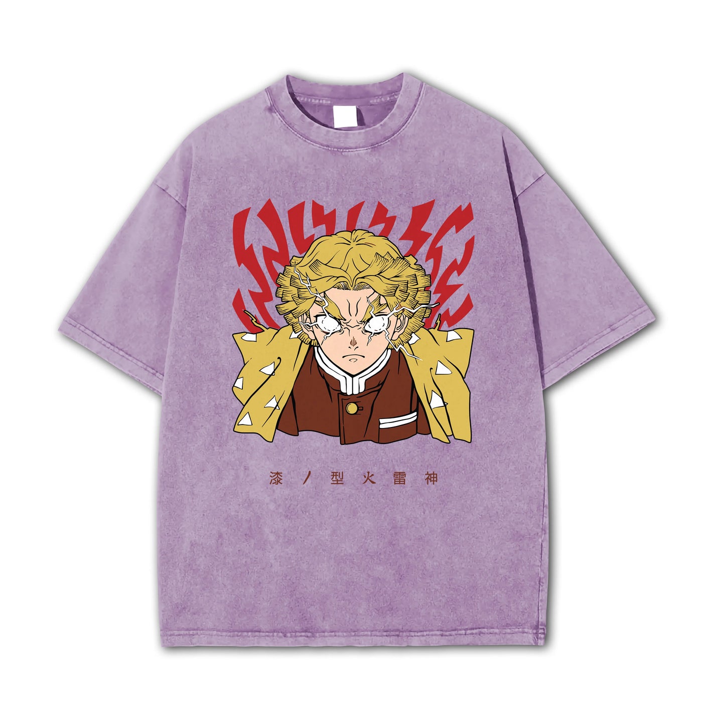 Blade of Demon Hunters Thunder Breather Rage V2 Vintage T-Shirt