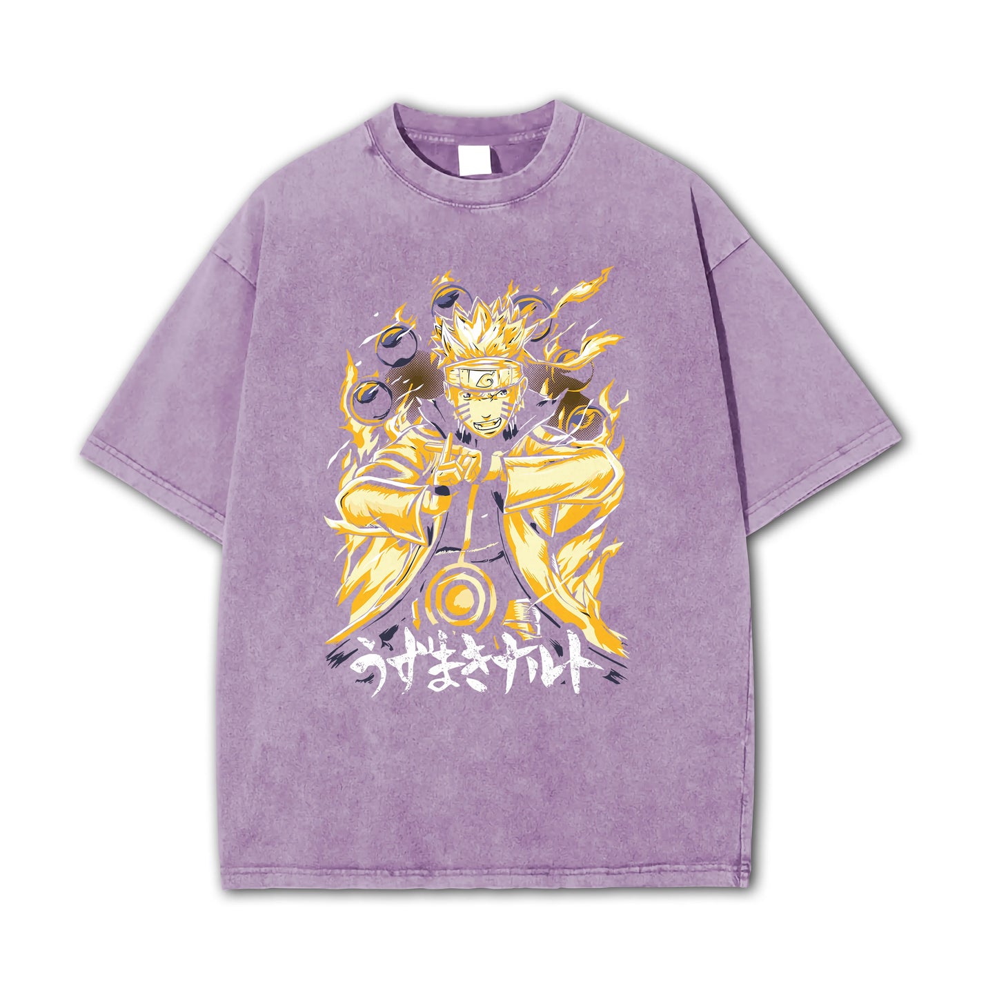 Hidden Leaf Shinobi Kyuubi + Sage Mode Vintage T-Shirt