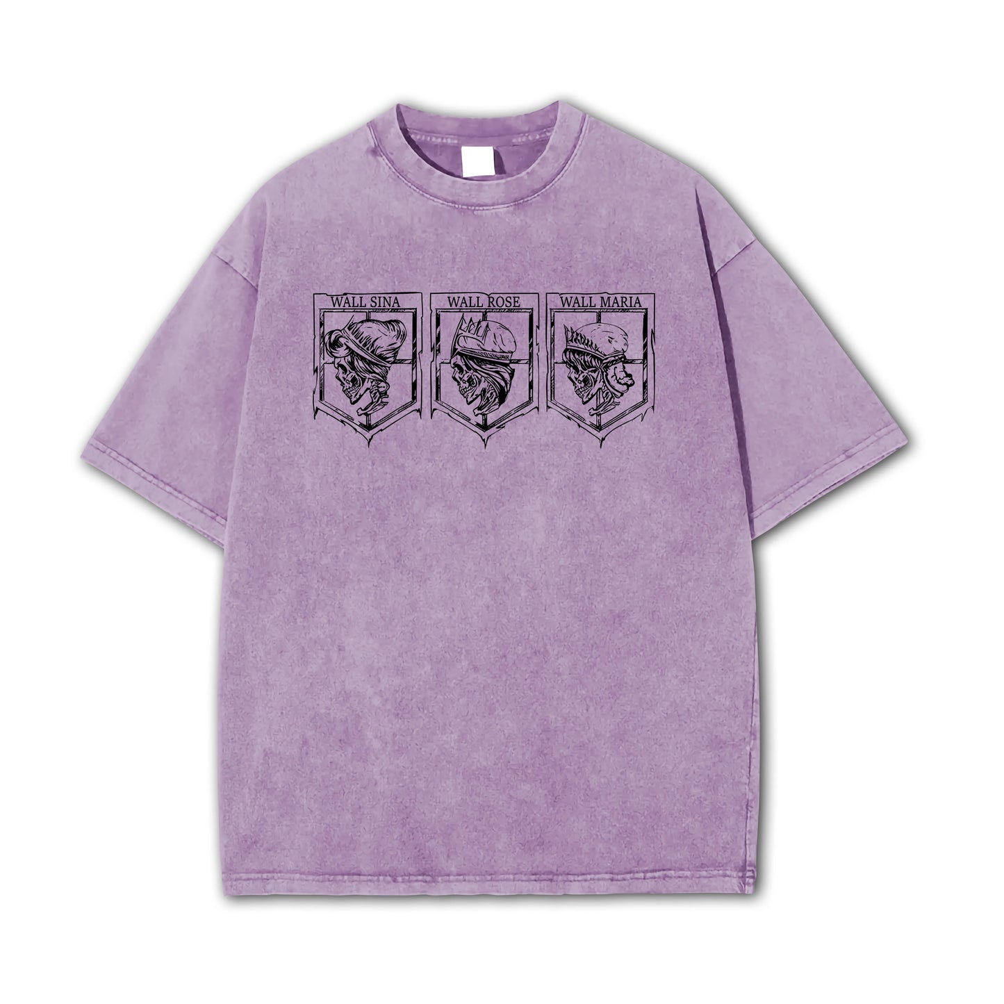 Angriff auf Titan - T-Shirt mit Aufschrift „Wall Territory“