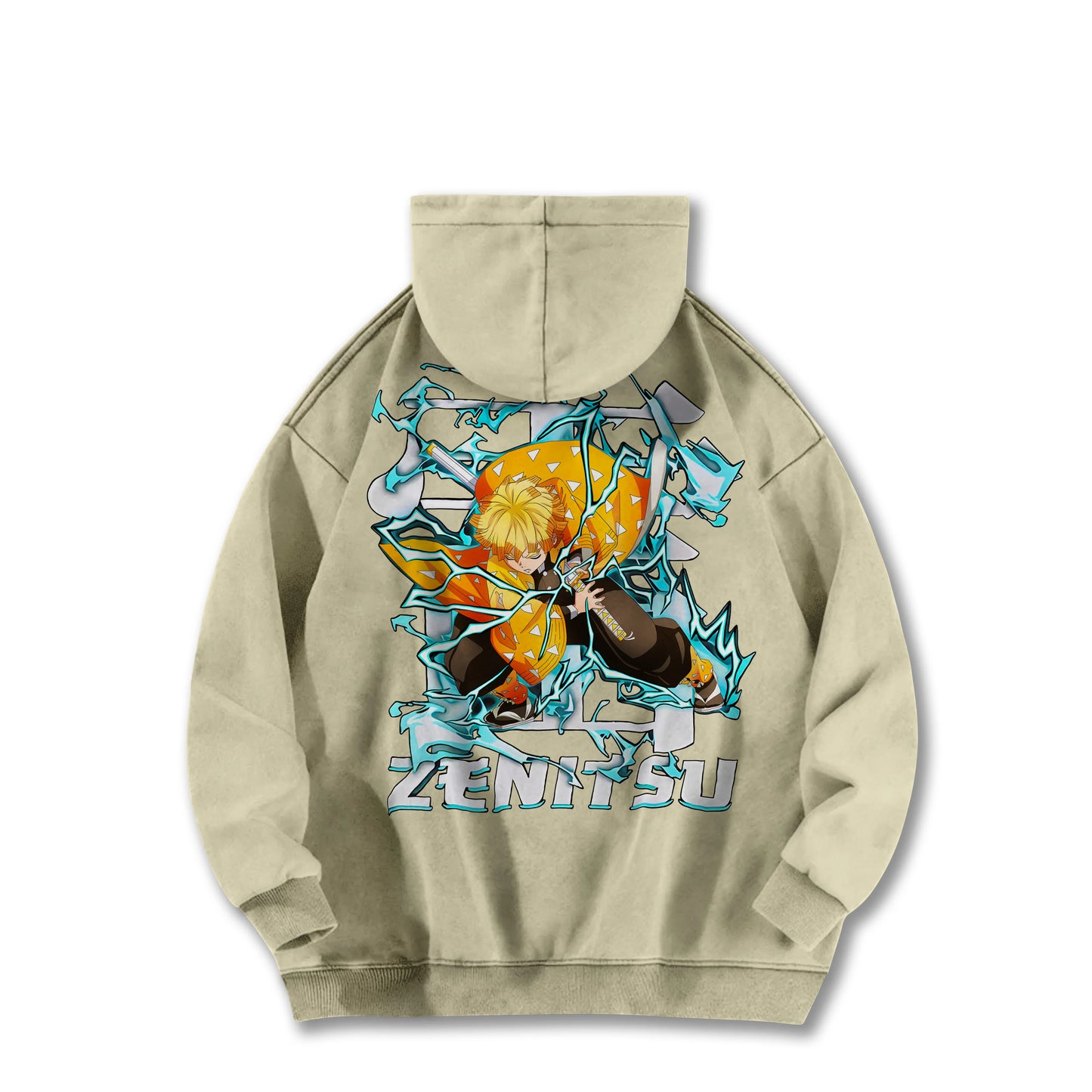 Blade of the Demon Hunters Zenitsu V2 Vintage Hoodie