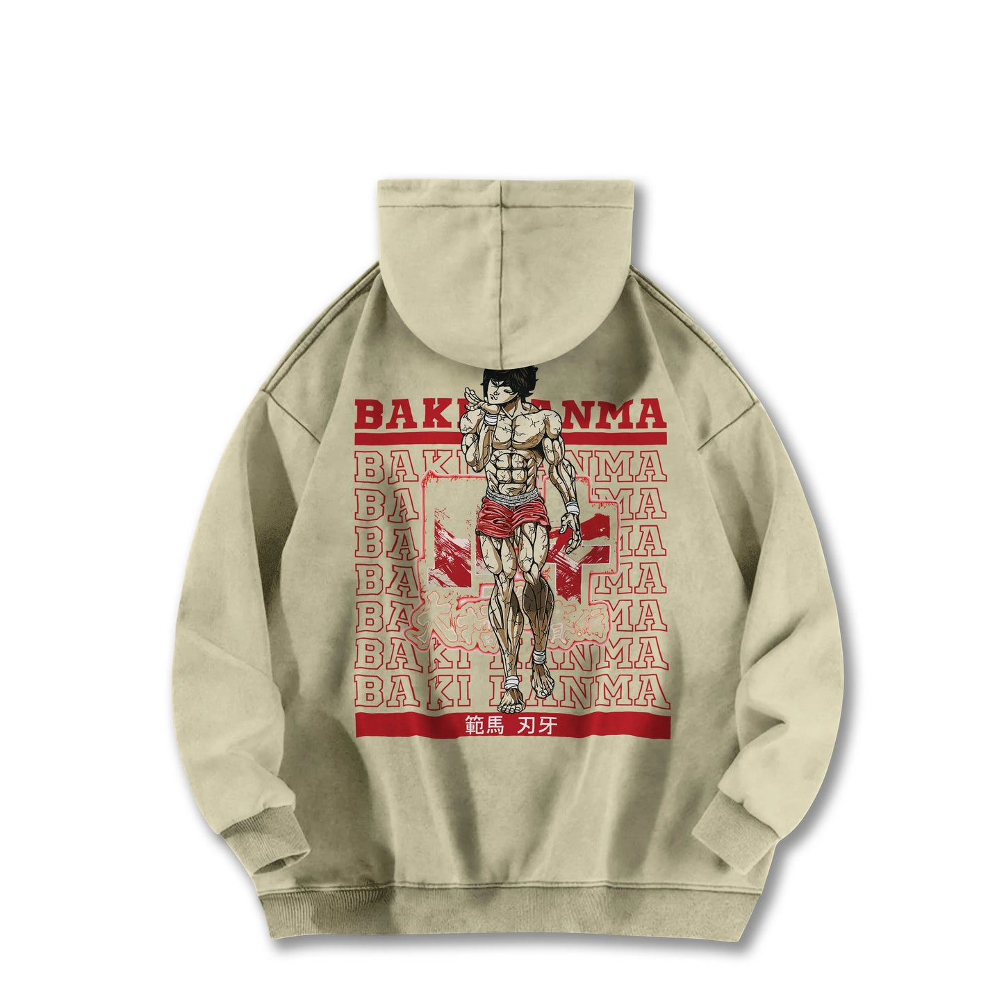 Ultimate Grappler Hanma V10 Vintage Hoodie