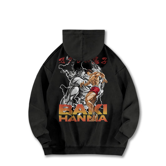 Ultimate Grappler Hanma V5 Vintage Hoodie