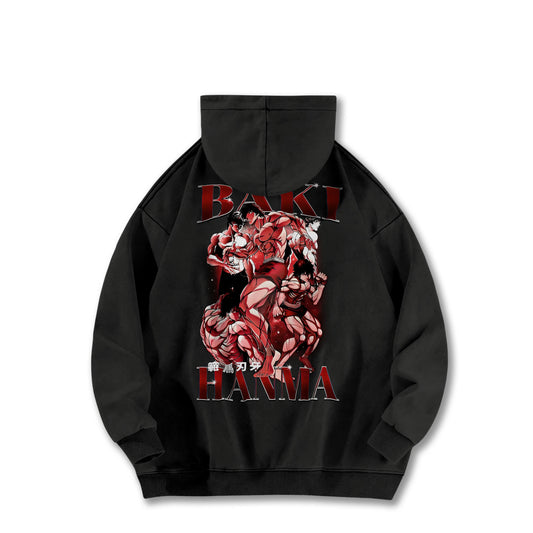 Baki Hanma V6 Vintage Hoodie
