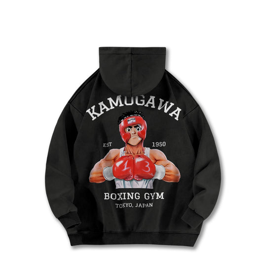 Hajime No Ippo Kamogawa Boxing Gym Vintage Hoodie