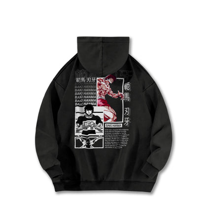 Ultimate Grappler Hanma V14 Vintage Hoodie