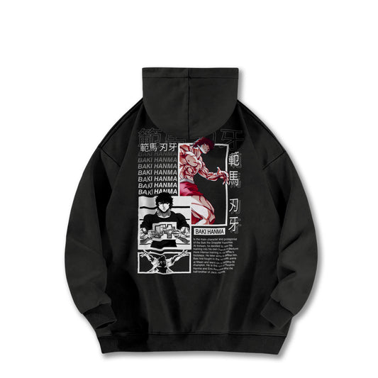 Ultimate Grappler Hanma V14 Vintage Hoodie