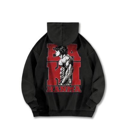 Ultimate Grappler Hanma V11 Vintage Hoodie