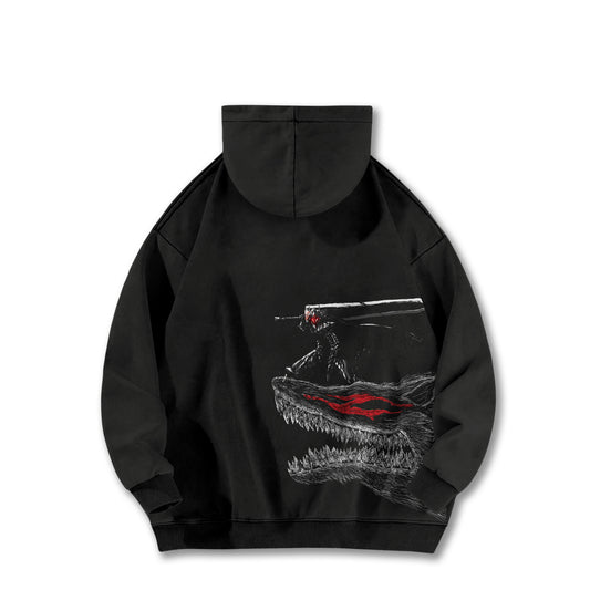 Berserk Swordsman V3 Vintage Hoodie
