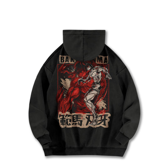 Ultimate Grappler Hanma V2 Vintage Hoodie
