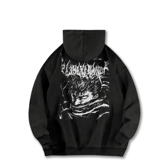 Dark Sword Saga Guts' Wrath V4 Vintage Hoodie
