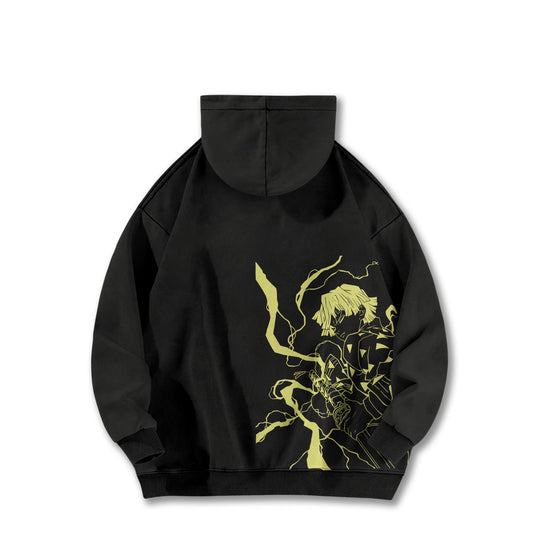 Demon Slayer Zenitsu V2 Vintage Hoodie