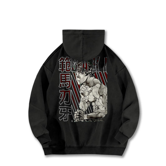 Ultimate Grappler Hanma V15 Vintage Hoodie