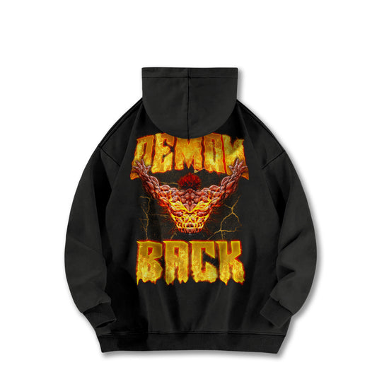 Ultimate Grappler - Yujiro Hanma's Demon Back Vintage Hoodie
