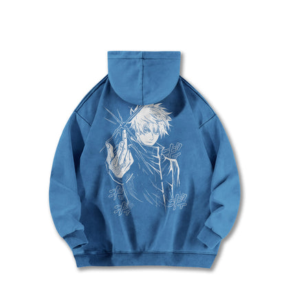 Tokyo Sorcery Satoru Gojo V2 Vintage Hoodie
