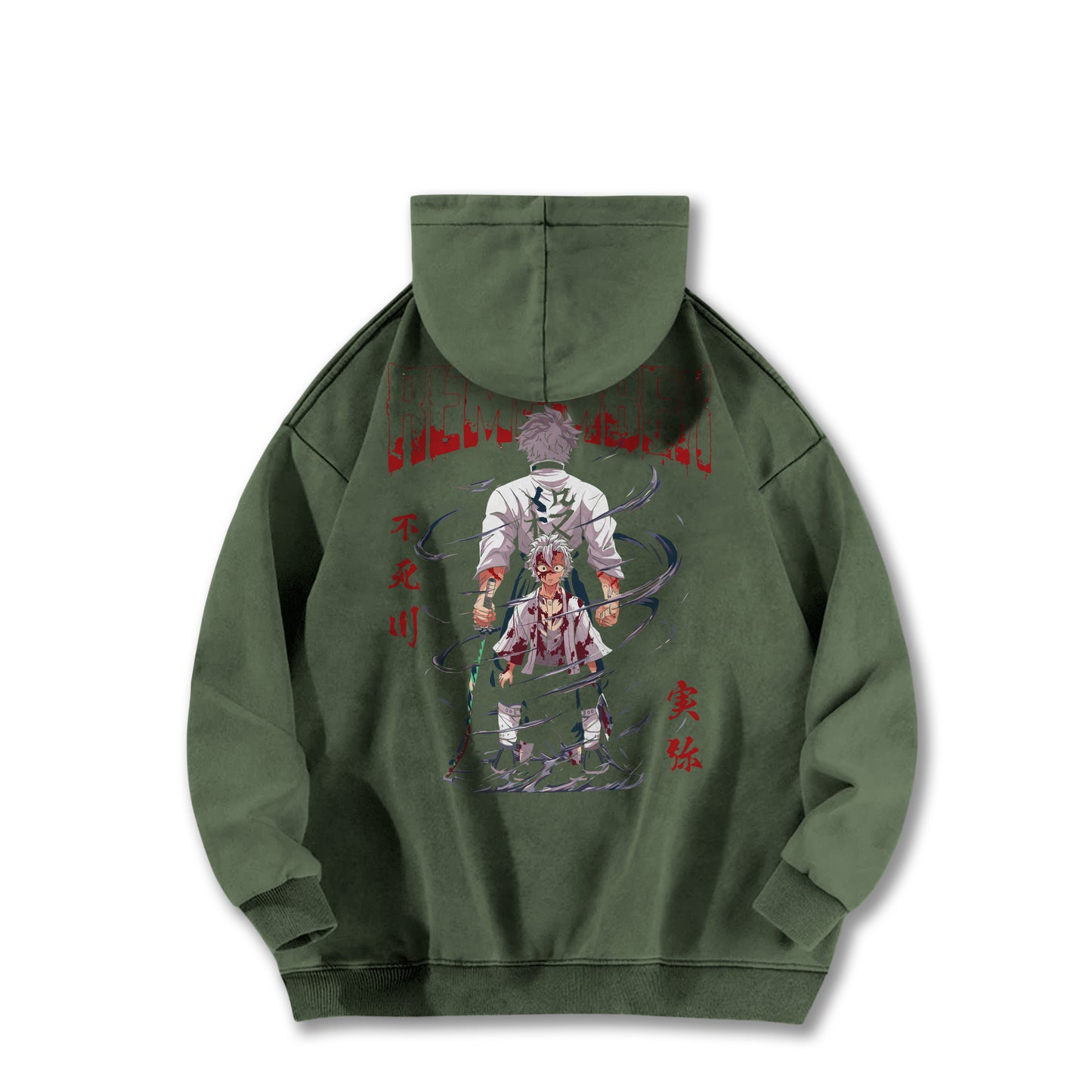 Blade of Demon Hunters Sanemi Shinazugawa Vintage Hoodie