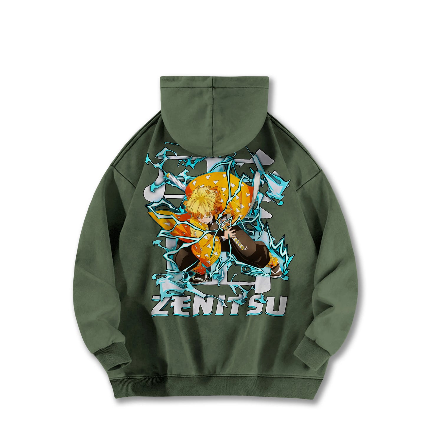 Blade of the Demon Hunters Zenitsu V2 Vintage Hoodie