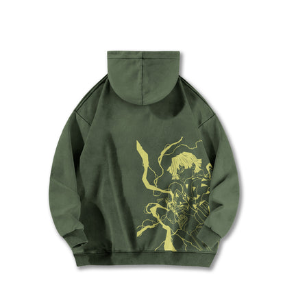 Demon Slayer Zenitsu V2 Vintage Hoodie