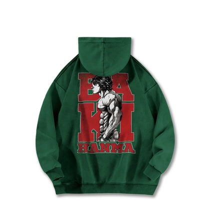 Ultimate Grappler Hanma V11 Vintage Hoodie