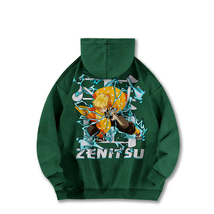 Blade of the Demon Hunters Zenitsu V2 Vintage Hoodie