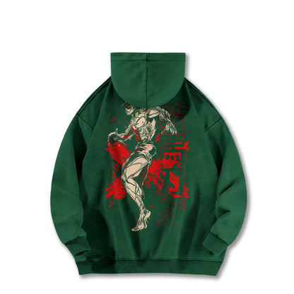Ultimate Grappler Hanma V7 Vintage Hoodie