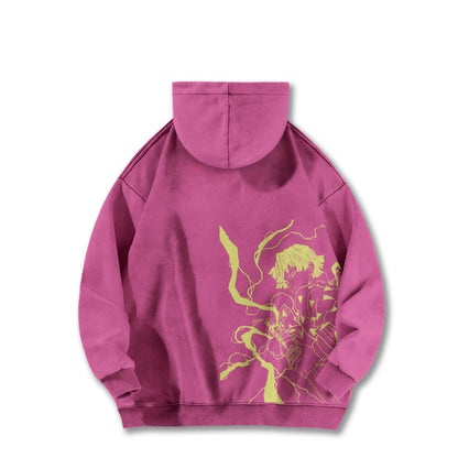Demon Slayer Zenitsu V2 Vintage Hoodie